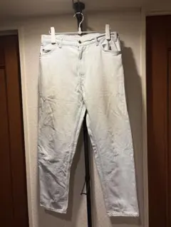 USA製リーバイス550w36l30古着ジーンズデニムライトブルーアイスブルー