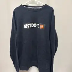 Nike JUST DO IT. トレーナー L ネイビー
