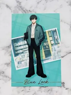 ブルーロック 糸師凛 まねきねこコラボ 箔押しポストカード