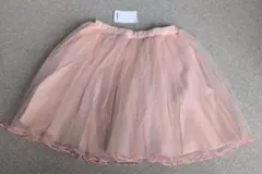 [まころん様]ペアマノン ピンク チュールスカート スカッツ 140