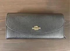 コーチ　COACH 長財布　黒　ブラック