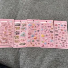サン宝石　ほっぺちゃん　つるんドロップシール　5枚セット 正規品