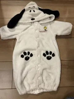 スヌーピー 50〜60㎝／2WAYドレスオール／カバーオール／ロンパース