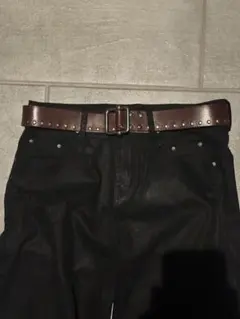 か*き様 希少‼️ Levi’s Strauss 本革 レザーベルト ブラウン