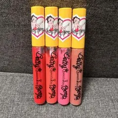 Betty Boop リップグロス 4色セット　4,800円相当