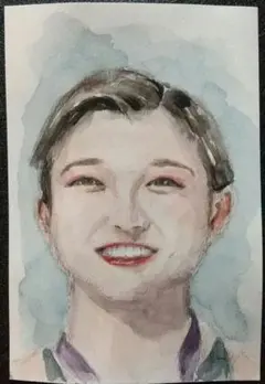 水彩画 原画 手描き