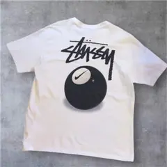 【激レアL】NIKE × STUSSY 8ボール Tシャツ 白 コラボ 完売品