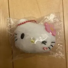 新品未開封　リンリン鈴ぬいぐるみ　ハローキティ キーホルダー