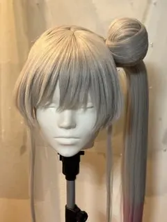 超かぐや姫 月見ヤチヨ風 kigurumi 全頭マスク 白髪ロング 現品 - メルカリ