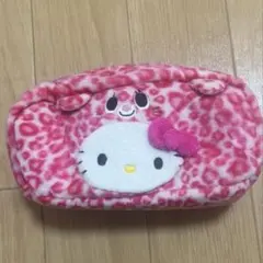 a*i様 ハローキティ ヒョウ柄ポーチ 平成レトロ