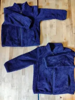 UNIQLO 濃紺 フリースジャケット 100cm 2枚セット