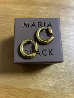 希少【MARIA BLACK 】フープピアス 両耳用 ゴールドのサムネイル