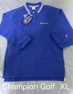 チャンピオンゴルフ　長袖ポロシャツ　XL