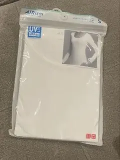 ユニクロ　AIRism Uネック　 Sサイズ ホワイト