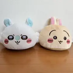 ★【新品】☆モモンガ☆うさぎ☆プレミアムドームクッション☆2個セット☆ちいかわ★