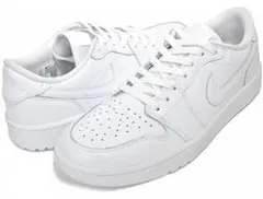 AIR JORDAN 1 LOW GOLF TRIPLE WHITE