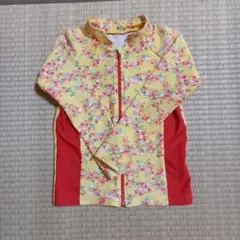 花柄　ラッシュガード