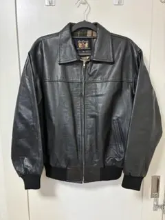 DeLuxe 黒 レザー シングルライダースジャケット