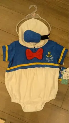 ロンパース ショートオール 半袖 半袖ロンパース カバーオールドナルドダック