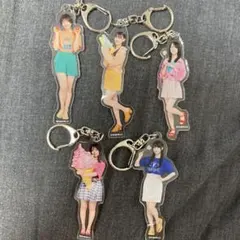 乃木坂46 アクリルキーホルダー 真夏の全国ツアーカフェ 2023 5点セット