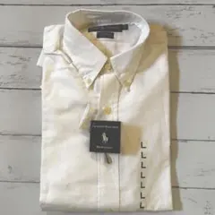 【未使用タグ付き】ラルフローレン　オックスフォードシャツ　長袖　L 訳あり