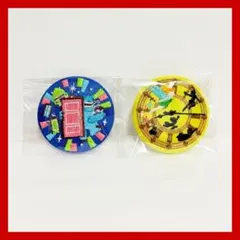 ディズニー　刺繍缶バッジ2 モンスターズインク＆ティンカーベル