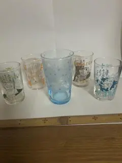 ワンピース グラス 5個セット まとめ売り　カップ　コップ　食器　一番くじ　食器