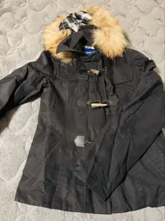 BURBERRY BLUE LABEL フード付きダウンジャケット 38