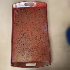 【昭和レトロ】長手盆　津軽塗　大きめ　漆器のお盆