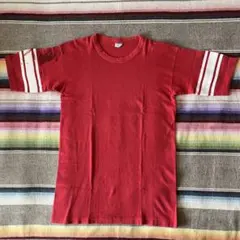 60-70s Champion フットボールTシャツ バーガンディ XL - メルカリ