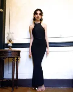 （新作）SISANDI DRESS OVER SKIRT - blackのサムネイル