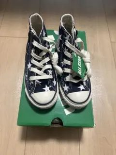 コンバース オールスター ネイビー 星柄
