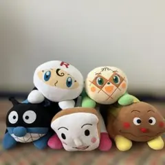 no.127 アンパンマン 抱き枕 ぬいぐるみ 5体セット