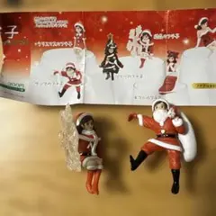 コップフチ子　サンタフィギュア 2種のサムネイル