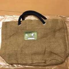 新品・未使用　スヌーピー　麻のトートバッグ　匿名配送