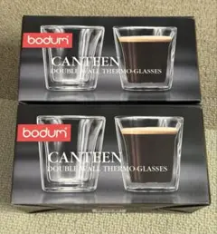 bodum CANTEEN ダブルウォールグラス 2箱