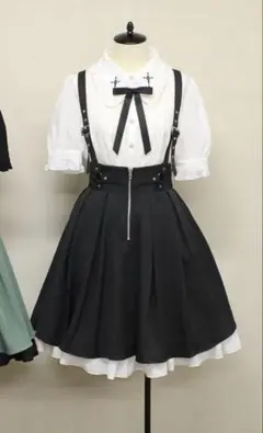 Amabel Antique Claspホルタージャンパースカート 黒 Mサイズ - メルカリ