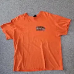 Harley-Davidson オレンジ Tシャツ