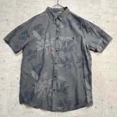 j54 PX Premium Xpression 総柄アロハシャツ 半袖 L
