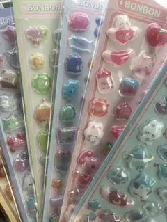 6枚セットBONBON DROP風シール