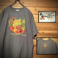 disney ディズニー　Villains Lounge tシャツ レア　両面のサムネイル