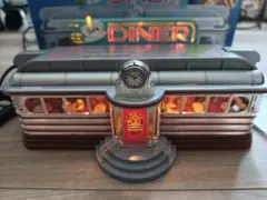 アメリカン　ダイナー ライトアップ　ジオラマ　アメリカングラフィティ 電話機 絶版希少品】アメリカンダイナー 「ダイナーフォン」アメリカン