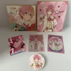 【新品】すとぷり　さとみ　色紙　カード　缶バッジ　セット