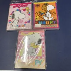 スヌーピー A6 メモ用紙セット 　　　　　　3冊