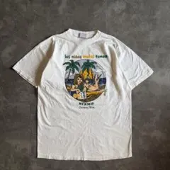 00s ヴィンテージ Tシャツ ホワイト XL ガール コロナ エロT アートのサムネイル