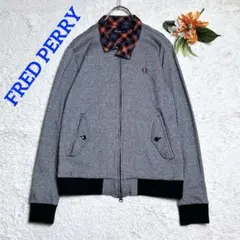 極美品 最人気デザイン フレッドペリー スイングトップ L ブラック チェック 極美品 最人気デザイン フレッドペリー スイングトップ L
