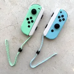 Nintendo Switch ジョイコン (緑・青) どうぶつの森