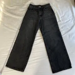 GRL ワイドデニムブラック(002)