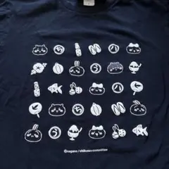 値下げ※ちいかわ イトーヨーカドー ちいかわ縁日 Tシャツ Lサイズ ネイビー