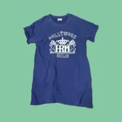 HOLLYWOOD RANCH MARKET 半袖　ワンピース ネイビーのサムネイル